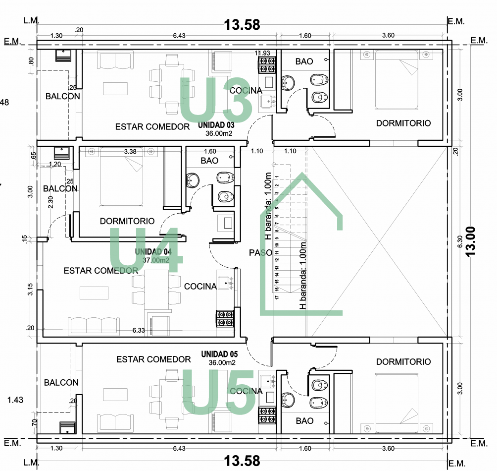 VENTA DEPARTAMENTO EN 1° PISO EN BARRIO FOMENTO 9 DE JULIO 