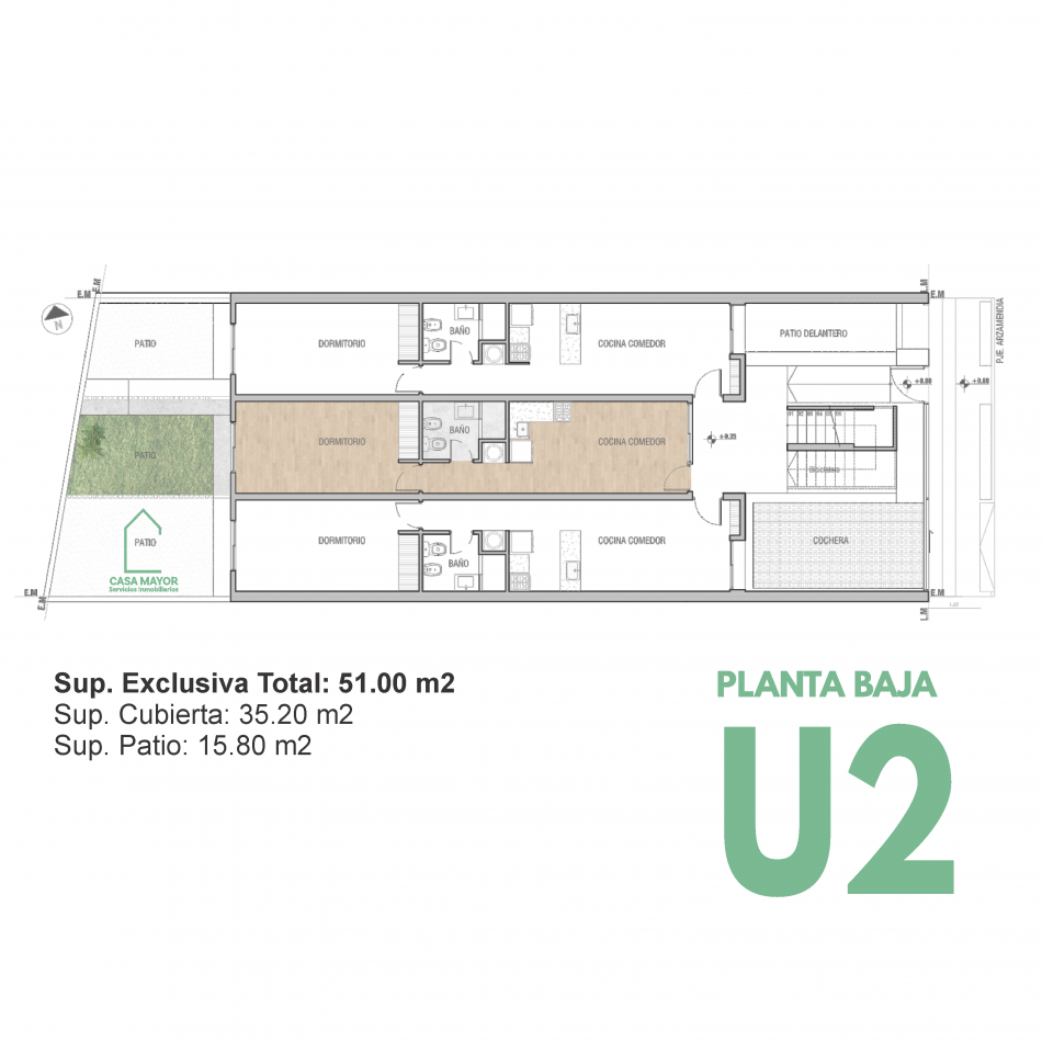 VENTA DE DEPARTAMENTOS EN BARRIO SARGENTO CABRAL