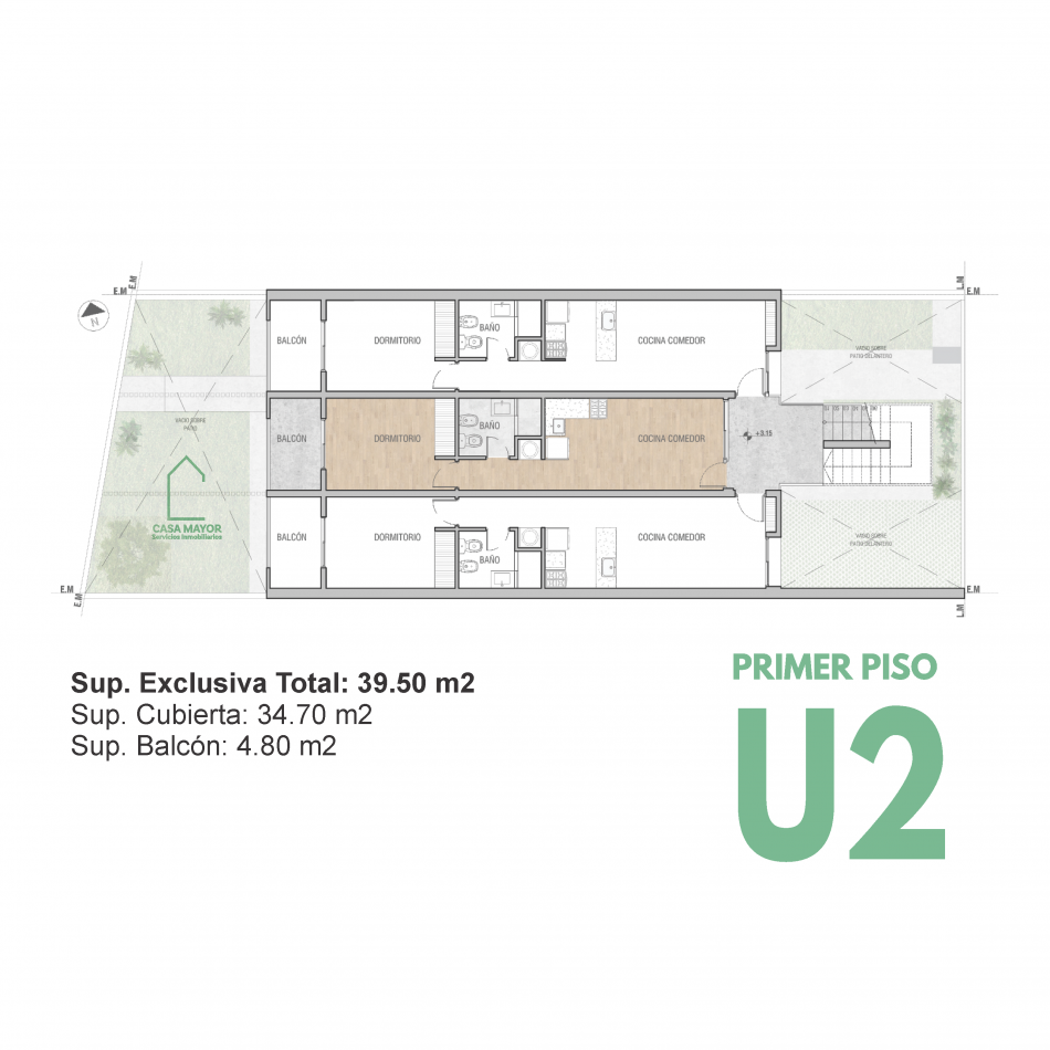 VENTA DE DEPARTAMENTOS EN BARRIO SARGENTO CABRAL