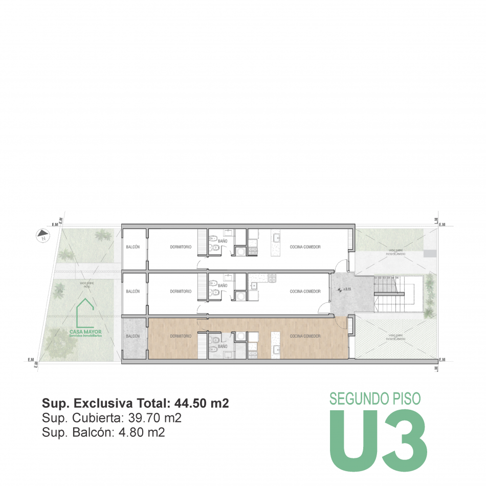 VENTA DE DEPARTAMENTOS EN BARRIO SARGENTO CABRAL